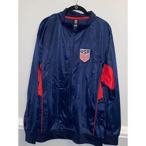 Icon Sports Officially Licensed USA Soccer Full Zip Training Soccer Track Jacket